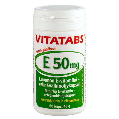 Vitatabs E 50mg 60capsules/43g