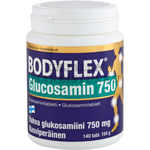 Bodyflex Glucosamine 140 capsules/750mg