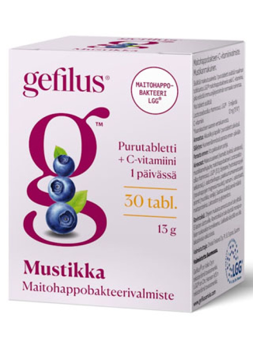 Gefilus chewable tablet blueberry 30tabl 13g
