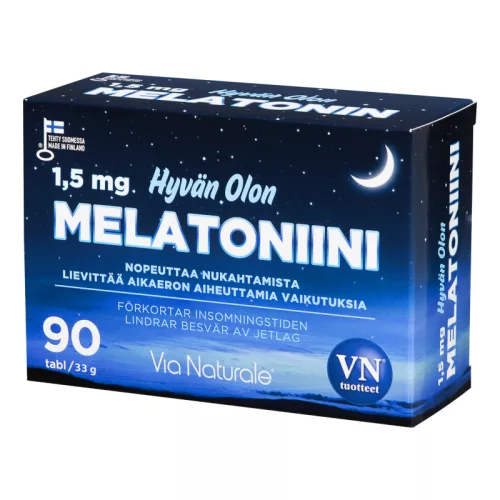 VN Hyvän Olon Melatonin 1,5mg, 90 pills