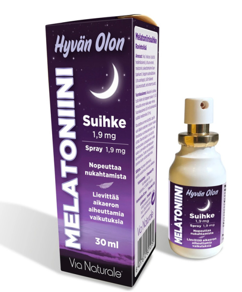 Hyvän Olon melatonin spray 1.9 mg 30ml