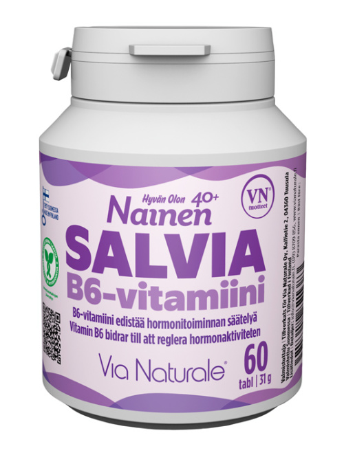 Hyvän Olon Woman 40+ Sage Vitamin B6 60 tablets 31g