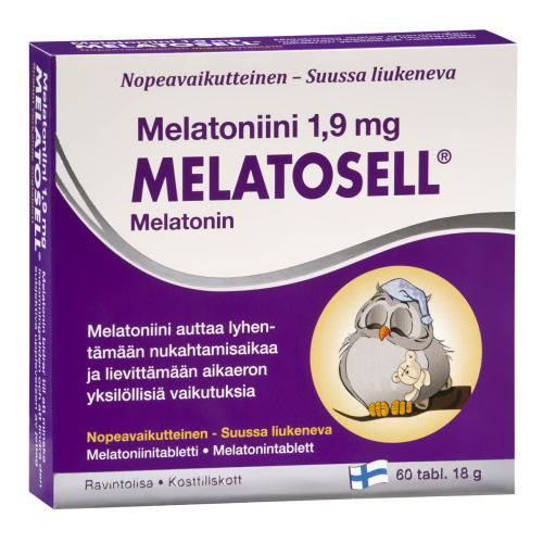 Melatosell 1,9mg Melatonin 60 pills