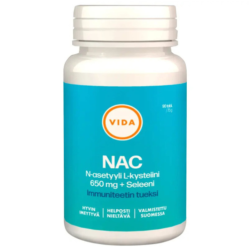 Vida NAC 650 mg + selenium 90 tabl