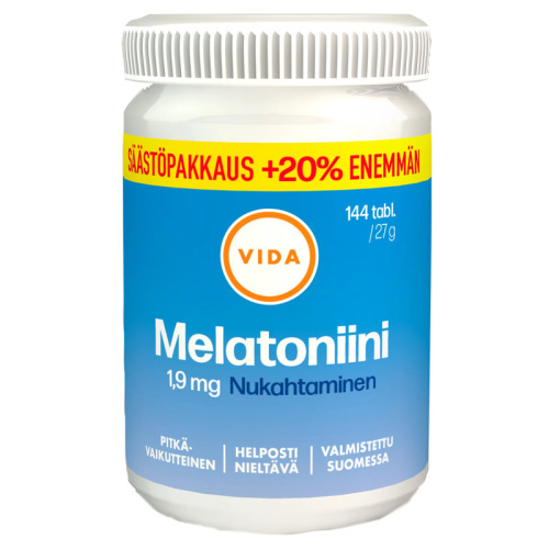 Vida Melatonin 1.9mg 120+24 capsules