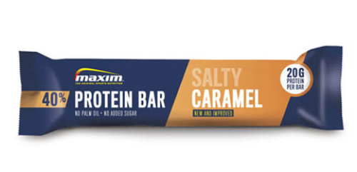 Maxim 50g Salty Caramel 40% protein bar