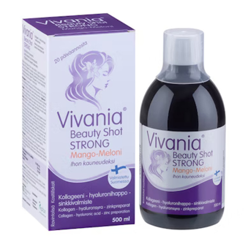 Vivania Beauty Shot Strong mango-meloni 500ml