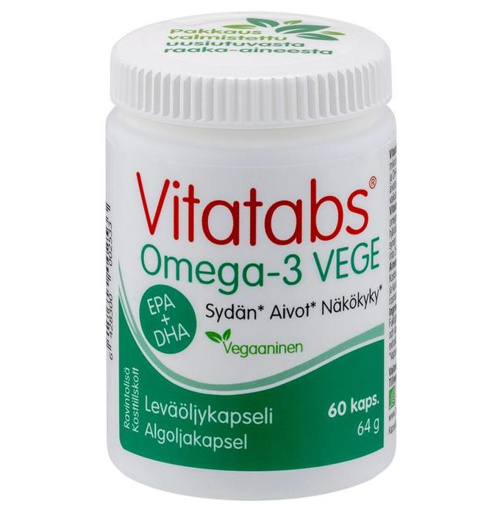 Vitatabs Omega-3 VEGE Omega-3 algae oil capsule 60 caps