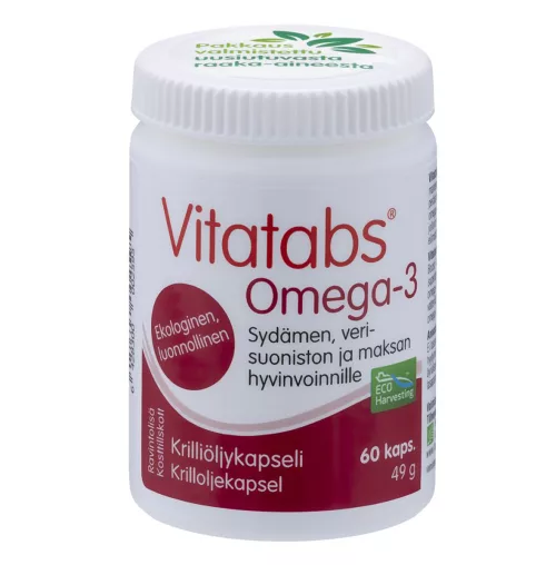 Vitatabs Omega-3 Krilli 60 kaps.49g