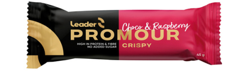 Leader Promour protein bar 45g milk chocolate-raspberry