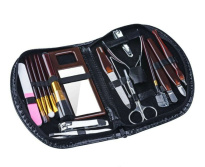 Elina Manicure Set Case Black 26cm18pcs