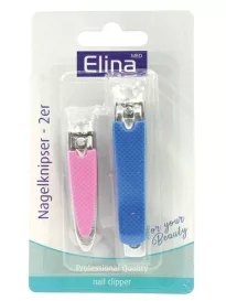 Nail clipper 2er coloured  7cm - 5cm