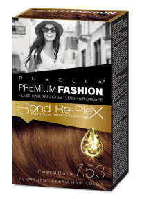 RUBELLA Premium Fashion Color 7.53 Caramel Blond