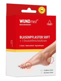 Bandage blister stripe 1X 68mm x 43mm , 3X 22mm x 22mm