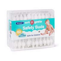 Dimple Safety Cotton Buds Paper 60'S