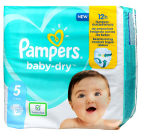 Pampers Baby Dry Size 5 Junior (11-23kg) 31 pcs