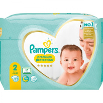 Pampers diapers new baby Gr. 2 (3-6kg) 32 pcs