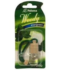 Paloma Woody Car Air Freshener Evergeen 4ml 
