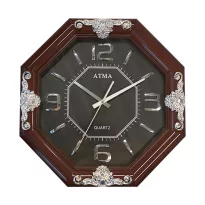 Atma Wall Clock Silver