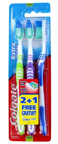 Colgate toothbrush extra clean 3 pcs