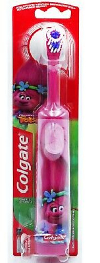 Colgate Trolls Kids Toothbrush Battery