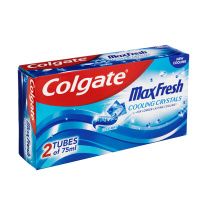 COLGATE Max Fresh Cool Mint toothpaste 2x75ml