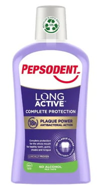 Pepsodent Long Active Complete Protection mouthwash 500ml