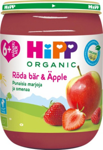 HIPP Organic Strawberry, raspberry & apple 190g 6 months 