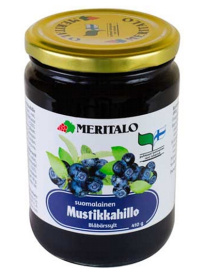Meritalo Finnish blueberry jam 410g