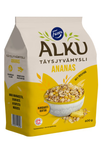 Fazer Alku Pineapple whole grain muesli 600g