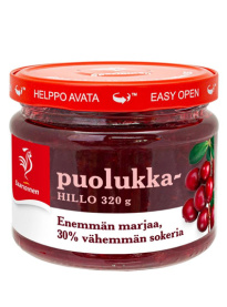 Saarioinen Lingonberry Jam less sugar 320g