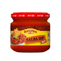 Old El Paso Salsa Dip 312g hot 

