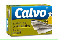 Calvo sardines in olive oil 120g/84g