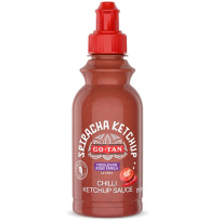 Go-Tan Hot sriracha chili ketchup sauce 215ml