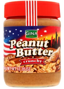 Gina Peanut Butter Crunchy 350g 
