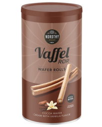 Wafer rolls cocoa-vanilla cream 250g