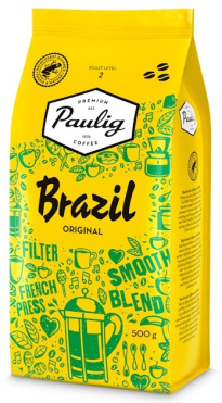 Paulig Brazil coffee beans 500g