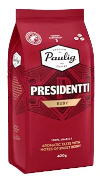 President Ruby beans coffee 400g