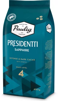  President Sapphire coffee beans 400g RFA