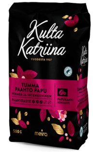 Kulta Katriina Dark roast coffee beans RFA 500g