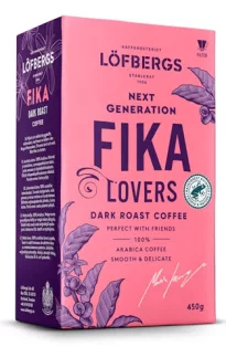 Löfbergs Next Generation Coffee Lovers Fika Dark Roast groundcoffee 450 g rfa 