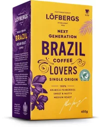 Löfbergs Filter coffee Lovers Brazil Medium 450g