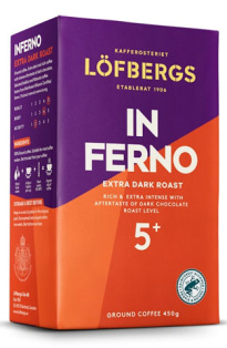 Löfbergs Inferno Extra dark roast Ground coffee 450g rfa