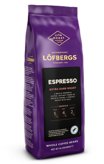 Löfbergs Espresso Bean coffee 400 g RFA