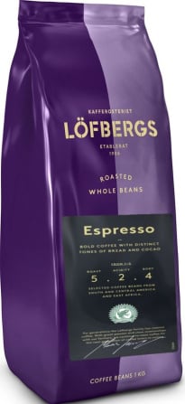 Löfbergs Black Mystery Coffee Beans 400g