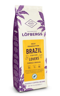 Löfbergs Brazil Medium Roast Whole Beans Coffee 400 g RFA