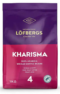 Löfbergs Kharisma coffee beans RFA 1kg