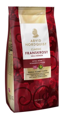 Arvid Classic Franskrost Coffee Beans 500g 
