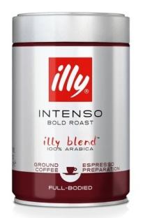 Illy Espresso Intenso Dark Ground Coffee 250g