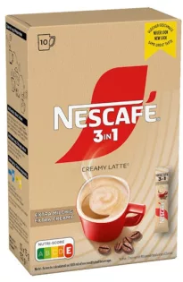Nescafé 3in1 Creamy Latte 10kpl/150g instant coffee 